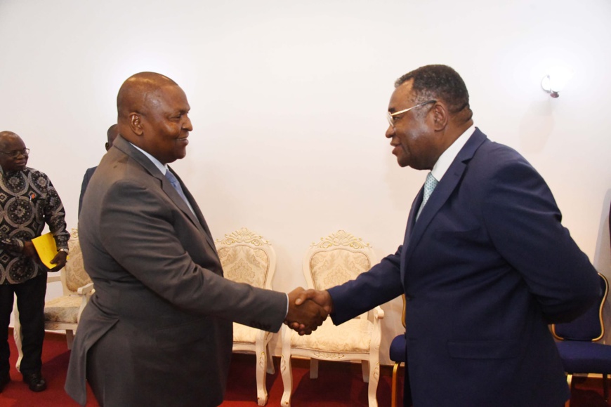 RCA : le président de la République a rencontré une délégation du Conseil de paix et de sécurité de l’UA RCA : le président de la République a rencontré une délégation du Conseil de paix et de sécurité de l’UA