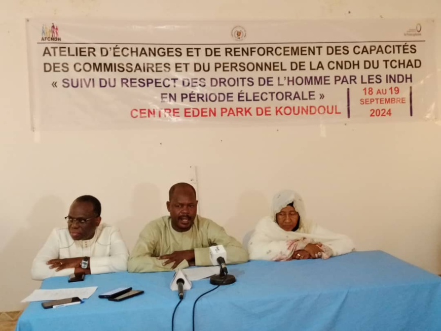 Tchad : la CNDH organise un atelier sur le respect des droits de l'homme en période électorale Tchad : la CNDH organise un atelier sur le respect des droits de l'homme en période électorale