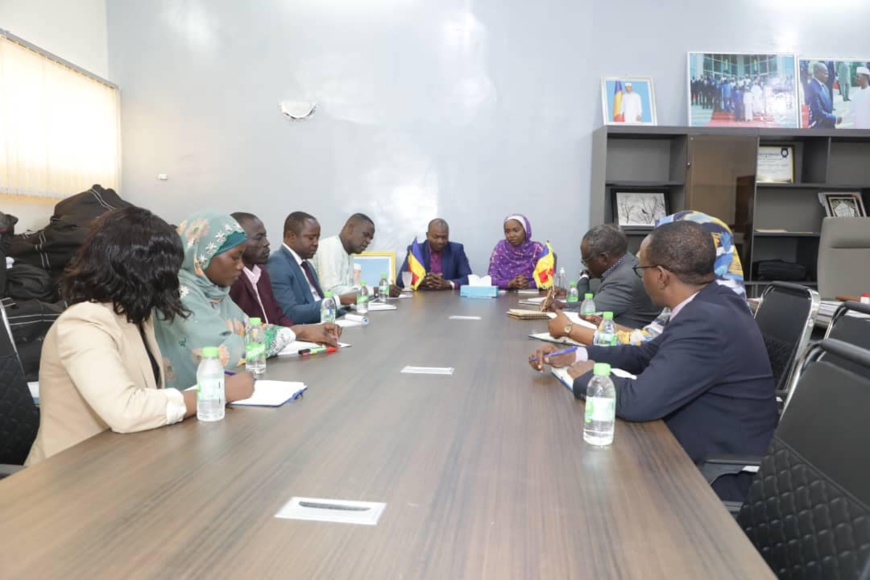 Tchad : le ministre de la Jeunesse et des Sports reçoit sa collègue des Transports Tchad : le ministre de la Jeunesse et des Sports reçoit sa collègue des Transports