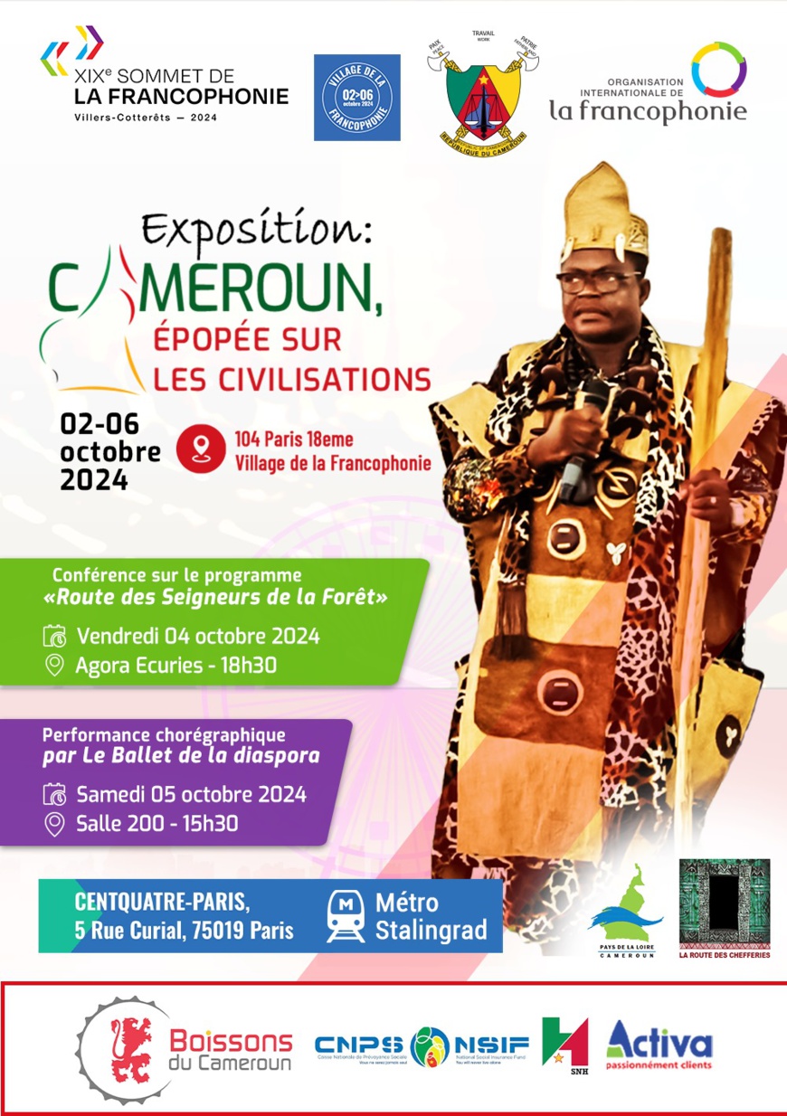 France : le Cameroun sera présent au village de la Francophonie 2024 France : le Cameroun sera présent au village de la Francophonie 2024