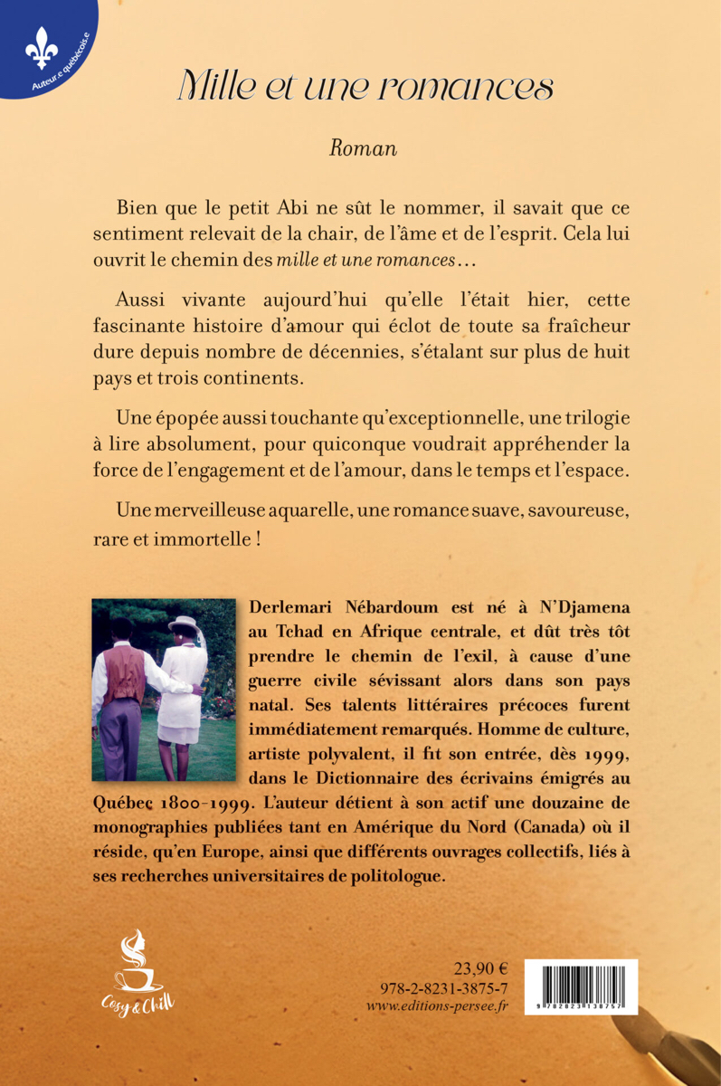 Littérature : sortie du livre "Mille et une romances" de Derlemari Nébardoum