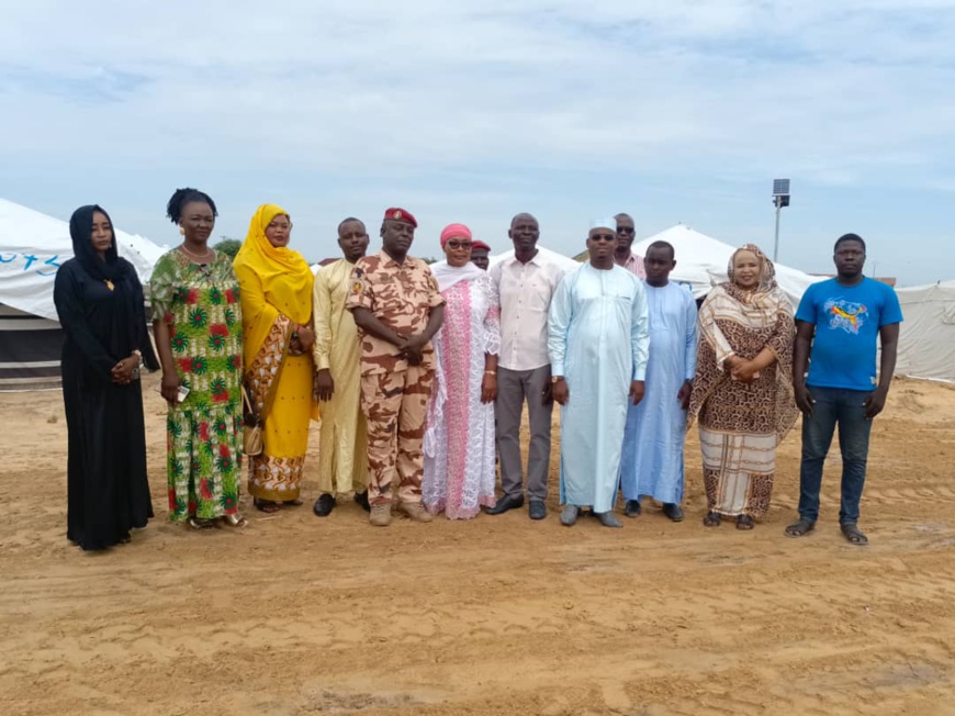 Tchad : le ministère de l'Action Sociale réceptionne le site des sinistrés à Toukra Tchad : le ministère de l'Action Sociale réceptionne le site des sinistrés à Toukra