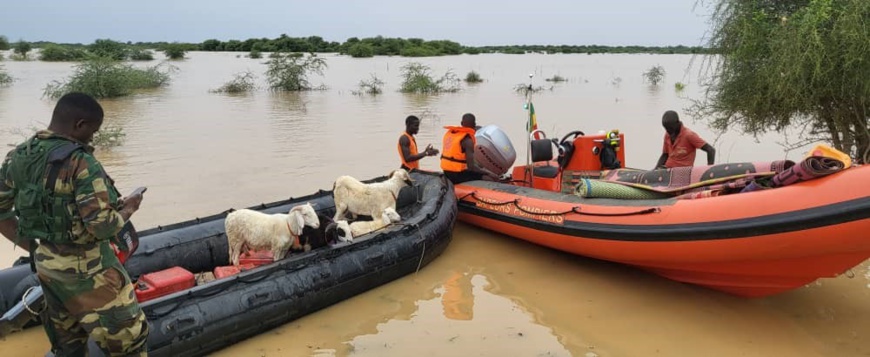 Sénégal : Mobilisation des militaires face aux inondations Sénégal : Mobilisation des militaires face aux inondations