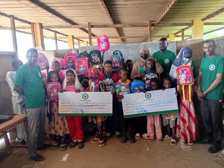 Tchad : L'association "HELP ME" apporte son soutien aux élèves de Gaoui Tchad : L'association "HELP ME" apporte son soutien aux élèves de Gaoui