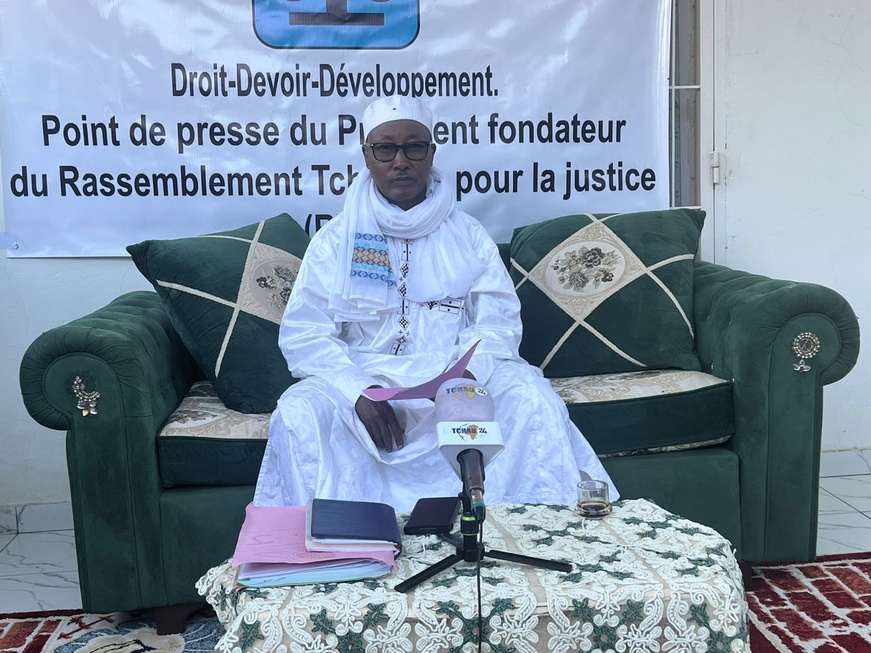رئيس حزب التجمع التشادي من أجل العدالة (RTJ) يطلق أنشطة حزبه رئيس حزب التجمع التشادي من أجل العدالة (RTJ) يطلق أنشطة حزبه
