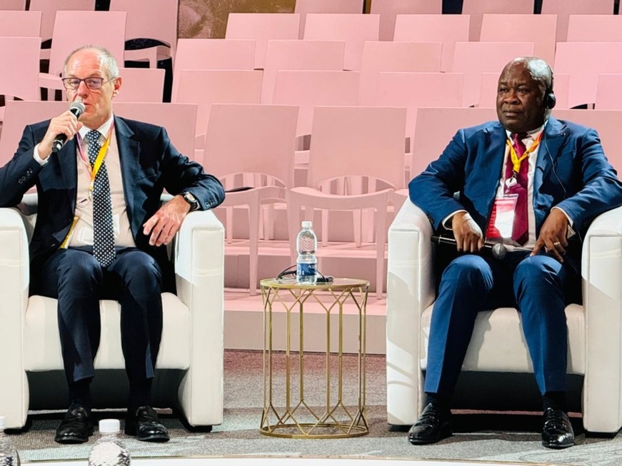 Le DG Raoul Ominga (à droite),dans l'un des panels de l'AEW Le DG Raoul Ominga (à droite),dans l'un des panels de l'AEW