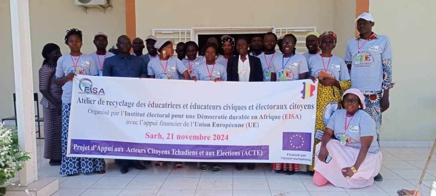 Tchad : dans le Moyen-Chari, l'EISA recycle des éducateurs civiques et électoraux Tchad : dans le Moyen-Chari, l'EISA recycle des éducateurs civiques et électoraux