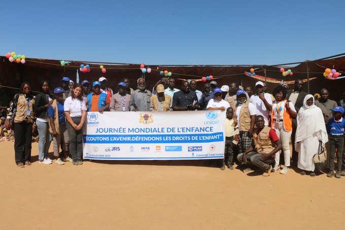 Le HCR Tchad célèbre la Journée mondiale de l'enfant dans le Ouadaï