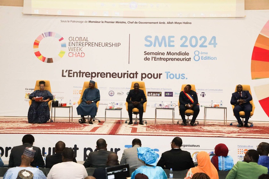 Tchad : Le Ministre Abakar Djermah Aumi appelle les jeunes à l'entrepreneuriat Tchad : Le Ministre Abakar Djermah Aumi appelle les jeunes à l'entrepreneuriat
