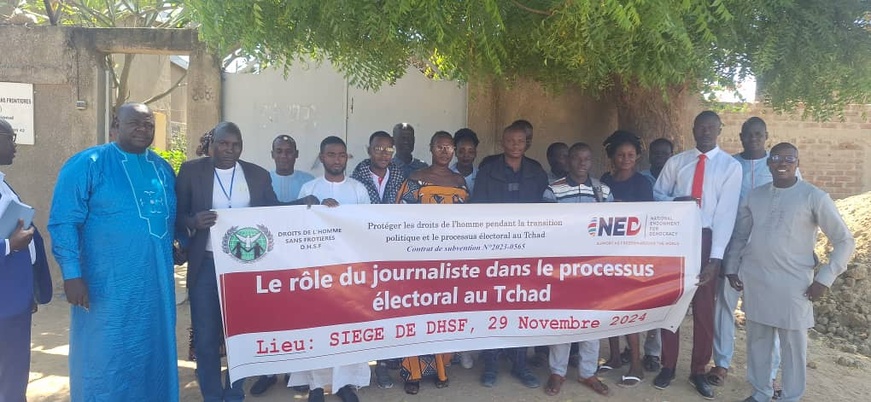 Tchad : Le DHSF appelle les journalistes tchadiens à un rôle plus actif dans les processus électoraux Tchad : Le DHSF appelle les journalistes tchadiens à un rôle plus actif dans les processus électoraux