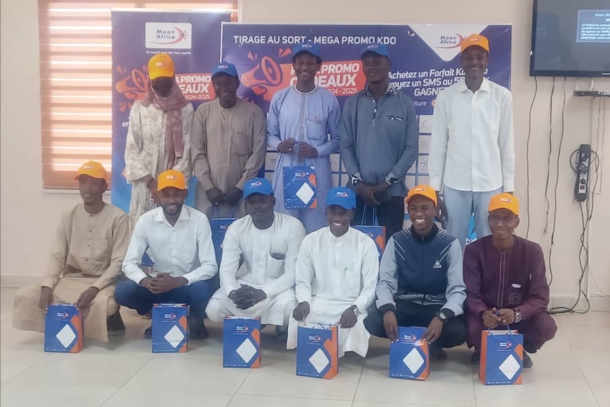 Tchad : Moov Africa lance sa méga promo de fin d'année avec un tirage grandiose Tchad : Moov Africa lance sa méga promo de fin d'année avec un tirage grandiose
