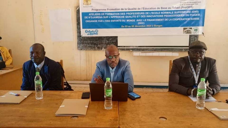 Tchad : au Mayo Kebbi Est, les professeurs de l’ENS de Ndjamena à l’école du savoir à Bongor Tchad : au Mayo Kebbi Est, les professeurs de l’ENS de Ndjamena à l’école du savoir à Bongor