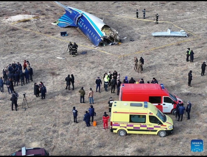 Crash d'un Avion d'Azerbaijan Airlines au Kazakhstan Crash d'un Avion d'Azerbaijan Airlines au Kazakhstan