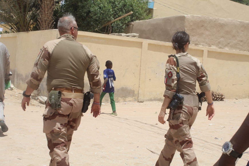 Des soldats français à Faya Largeau. Archive. Illustration © D.H/Alwihda Des soldats français à Faya Largeau. Archive. Illustration © D.H/Alwihda