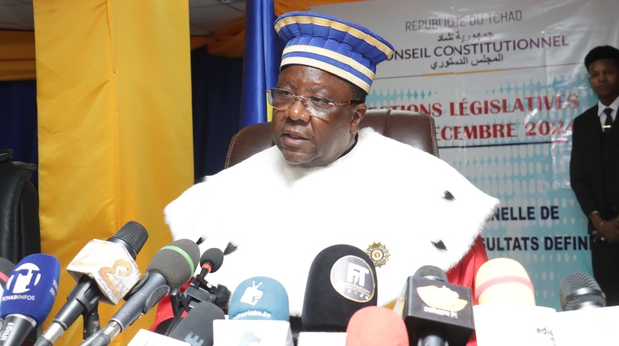 Tchad : Le Conseil Constitutionnel proclame les résultats définitifs des élections législatives Tchad : Le Conseil Constitutionnel proclame les résultats définitifs des élections législatives