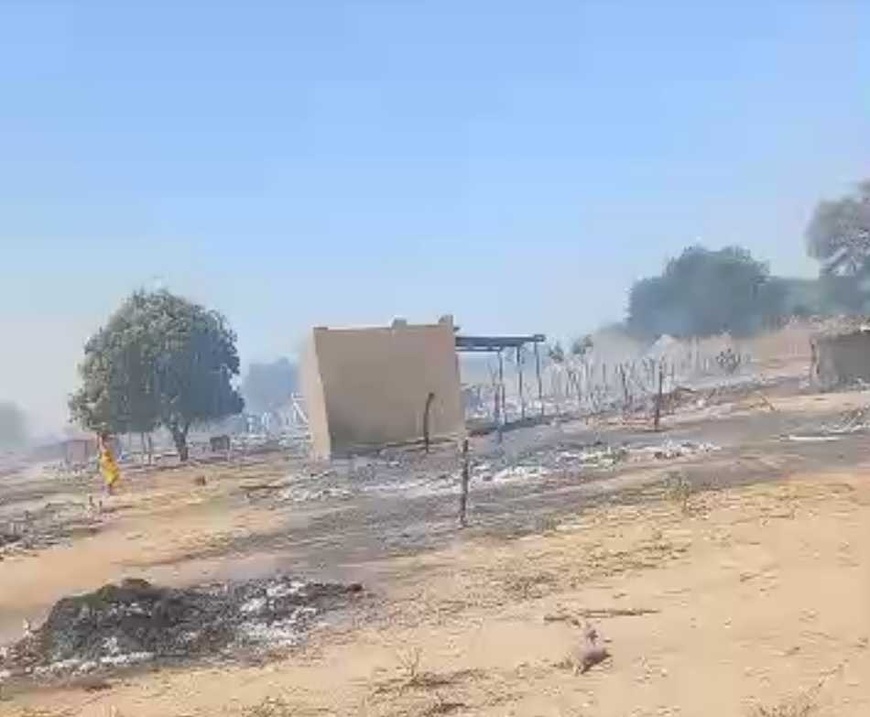 Tchad : Le village de Bobach gravement touché par un incendie Tchad : Le village de Bobach gravement touché par un incendie