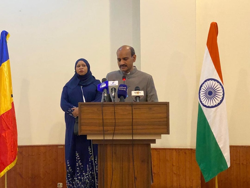 L'ambassade de l'Inde au Tchad célèbre le 76ème anniversaire de la République de l'Inde L'ambassade de l'Inde au Tchad célèbre le 76ème anniversaire de la République de l'Inde