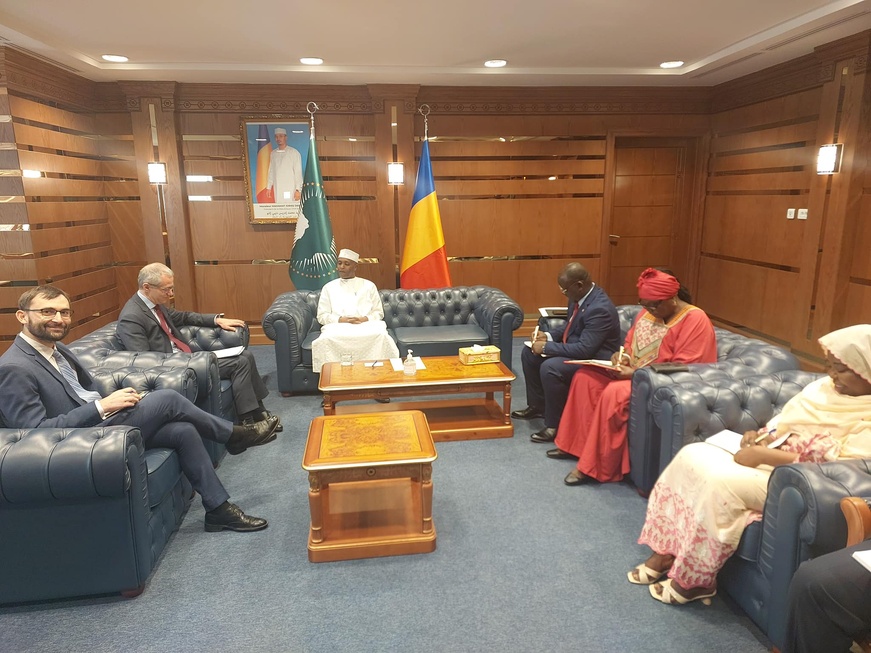 Tchad : l’ambassadeur de l’UE reçu par le ministre des Affaires étrangères Tchad : l’ambassadeur de l’UE reçu par le ministre des Affaires étrangères
