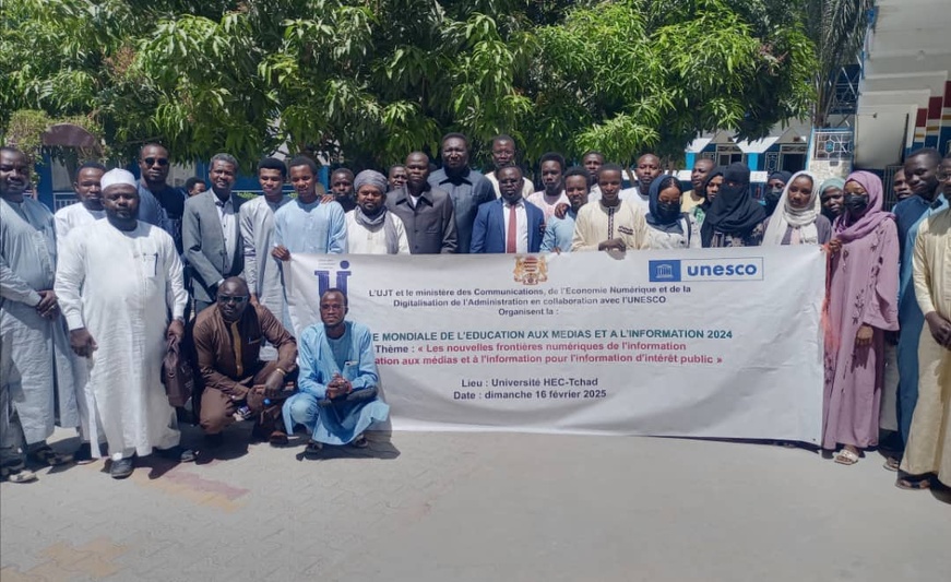 Tchad : L'UJT célèbre en différé la Semaine mondiale de l’éducation aux médias et à l’information 2024 Tchad : L'UJT célèbre en différé la Semaine mondiale de l’éducation aux médias et à l’information 2024