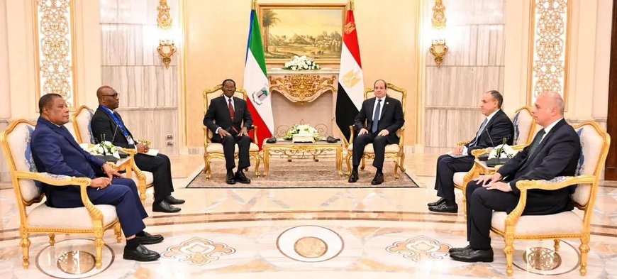 Égypte : le président Abdel Fattah El-Sisi reçoit son homologue de Guinée équatoriale Égypte : le président Abdel Fattah El-Sisi reçoit son homologue de Guinée équatoriale