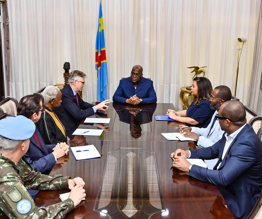 RDC : le président Tshisekedi s’est entretenu avec le SG adjoint des Nations Unies RDC : le président Tshisekedi s’est entretenu avec le SG adjoint des Nations Unies