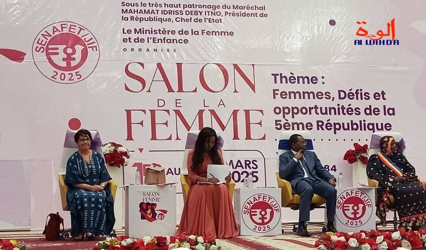 Égalité et leadership féminin : Le Salon de la Femme 2025 ouvre ses portes à N’Djamena Égalité et leadership féminin : Le Salon de la Femme 2025 ouvre ses portes à N’Djamena