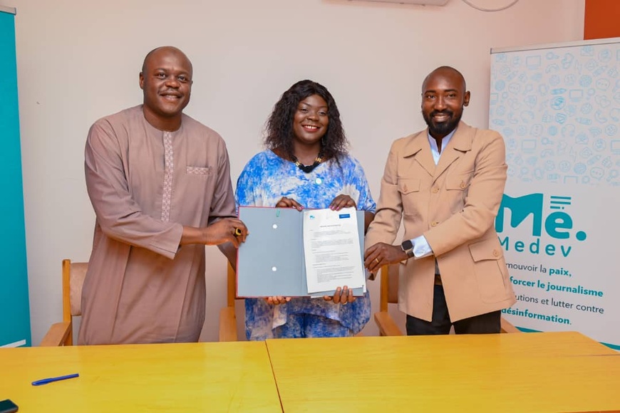 Tchad : Salama Peace Initiative, l'ONG Medev et Tchad Info signent une convention pour la paix Tchad : Salama Peace Initiative, l'ONG Medev et Tchad Info signent une convention pour la paix