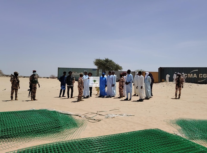 Tchad : Le Délégué Général du Gouvernement auprès de la Province du Kanem visite le site des travaux du central solaire de la ville de Mao