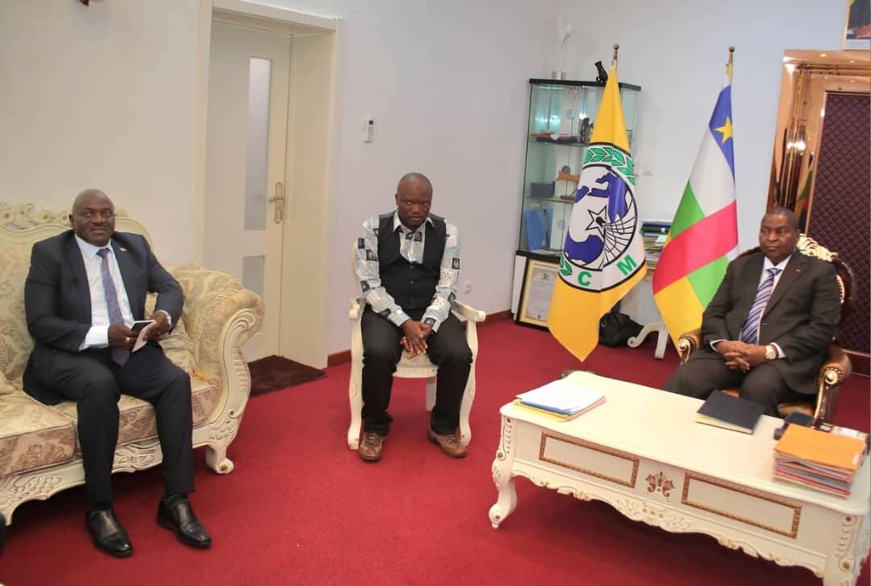 RCA :  le président de la République reçoit un émissaire ougandais