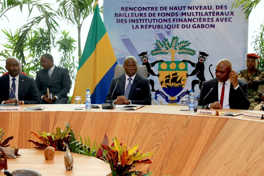 Gabon : le chef de l’État rencontre les bailleurs de fonds multilatéraux des institutions financières