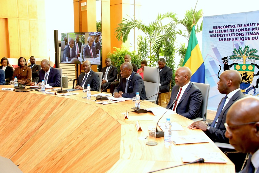 Gabon : le chef de l’État rencontre les bailleurs de fonds multilatéraux des institutions financières