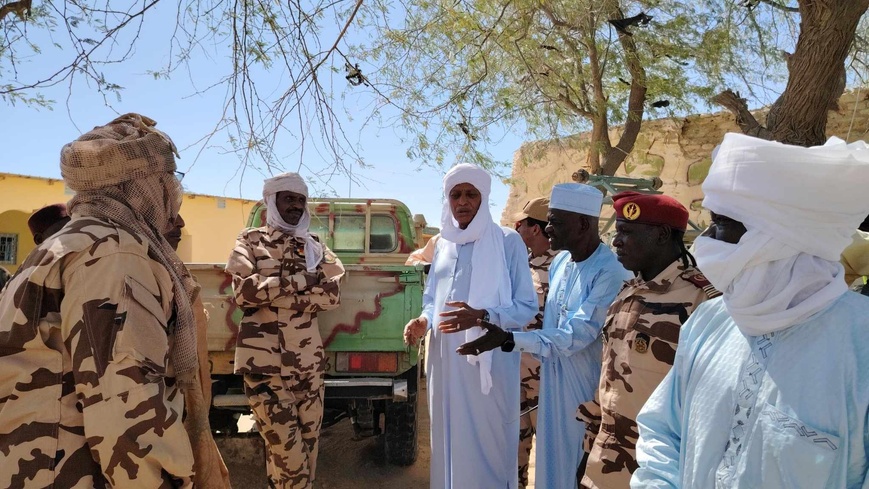 Tchad : le délégué général du gouvernement du Kanem visite les structures de sécurité Tchad : le délégué général du gouvernement du Kanem visite les structures de sécurité