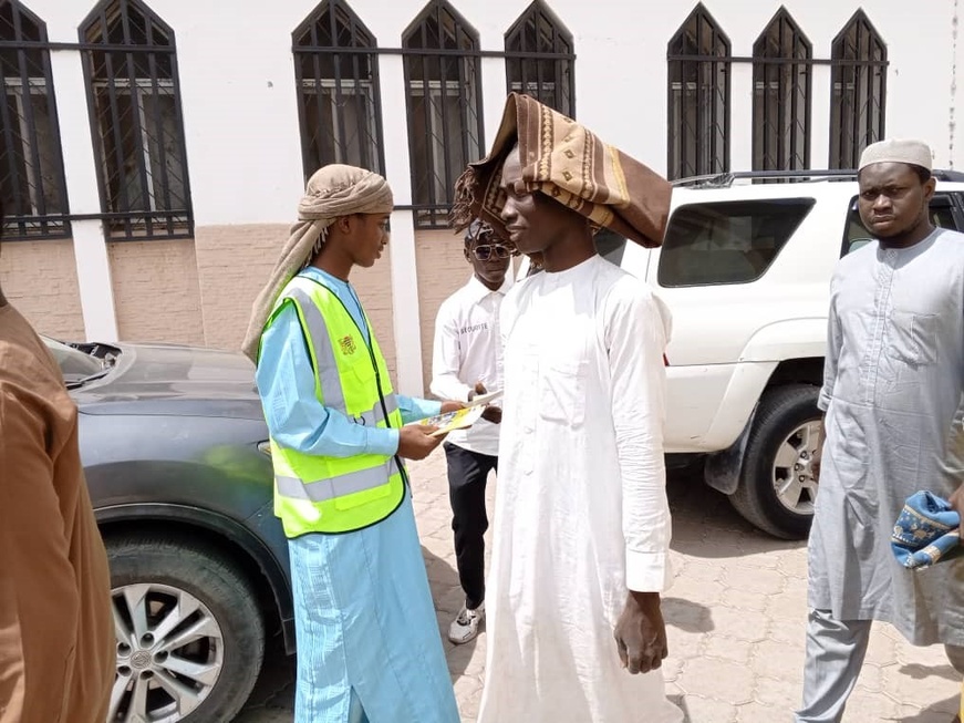 Tchad : L'ANASER sensibilise les conducteurs au nouveau code de la route à la mosquée Roi Fayçal