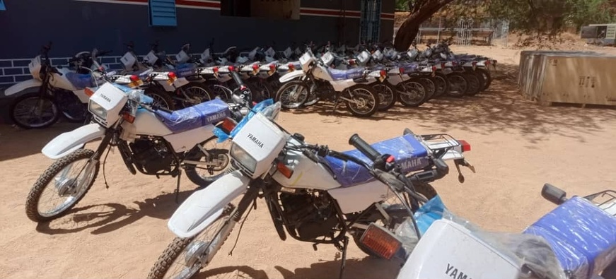 Tchad : Le Guéra reçoit des motos et des réfrigérateurs pour booster ses services de santé