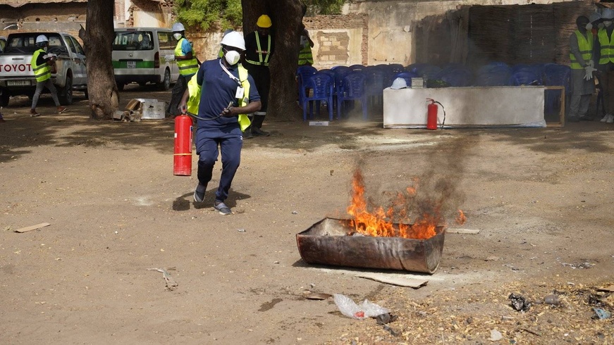 Tchad : Oxfam renforce la sécurité de son personnel avec une formation sur la prévention des incendies