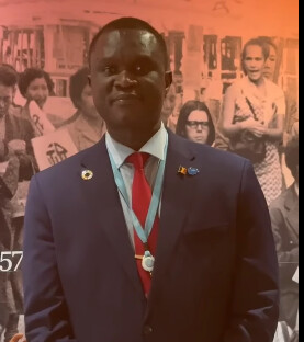 Olivier Noudjalbaye Dedingar, point focal et représentant permanent du Conseil Economique Social, Culturel et Environnement de la République du Tchad en Amérique du Nord.