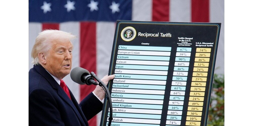 Donald Trump a annoncé des droits de douane mercredi. Photo Sipa/Stringer