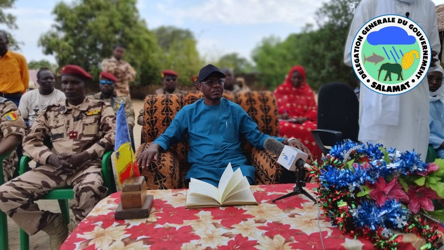 Tchad : La sécurité des personnes et de leurs biens au menu de la tournée du Délégué Général du Gouvernement dans la Province du Salamat Tchad : La sécurité des personnes et de leurs biens au menu de la tournée du Délégué Général du Gouvernement dans la Province du Salamat