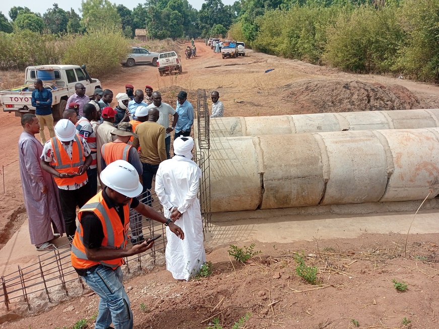 Tchad : Le Ministre des Infrastructures exhorte l'entreprise CGCOC à prendre ses responsabilités et à accélérer les travaux au Logone Occidental