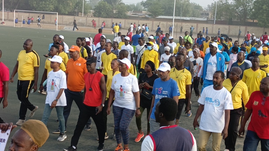Tchad : Marche sportive pour la santé publique organisée à N'Djamena