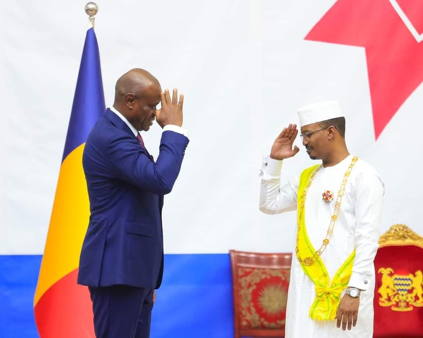 Présidentielle au Gabon : Félicitations du Président du Tchad Mahamat Idriss Déby Itno à Brice Oligui Nguema