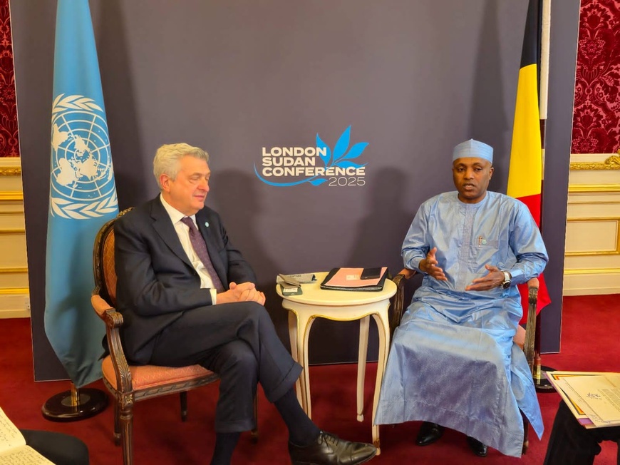Tchad/UNHCR : le chef de la diplomatie tchadienne rencontre le Haut-commissaire pour les réfugiés Tchad/UNHCR : le chef de la diplomatie tchadienne rencontre le Haut-commissaire pour les réfugiés