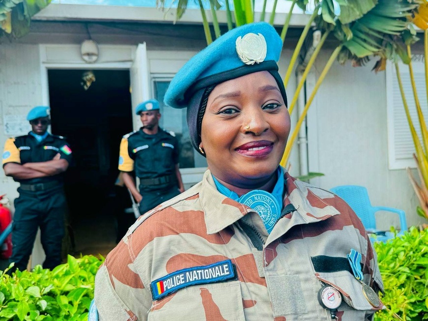 Tchad - RDC : Hommage solennel aux Casques bleus de la Police onusienne à Bunia, Commissaire Mariam Mokhtar Kalibou à l’honneur Tchad - RDC : Hommage solennel aux Casques bleus de la Police onusienne à Bunia, Commissaire Mariam Mokhtar Kalibou à l’honneur