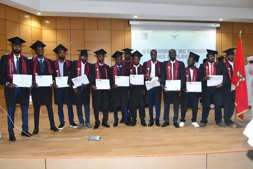 Tchad : Remise de Diplômes à 27 Contrôleurs Aériens Tchadiens formés à l'Académie Internationale Mohammed VI de Casablanca Tchad : Remise de Diplômes à 27 Contrôleurs Aériens Tchadiens formés à l'Académie Internationale Mohammed VI de Casablanca