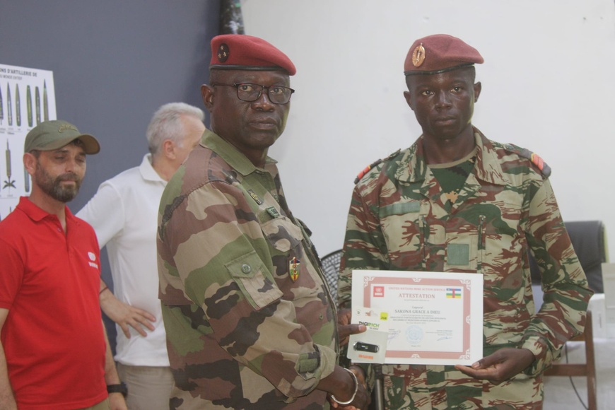 RCA : Renforcement des capacités des Forces de Défense et de Sécurité en gestion d'armes et munitions RCA : Renforcement des capacités des Forces de Défense et de Sécurité en gestion d'armes et munitions