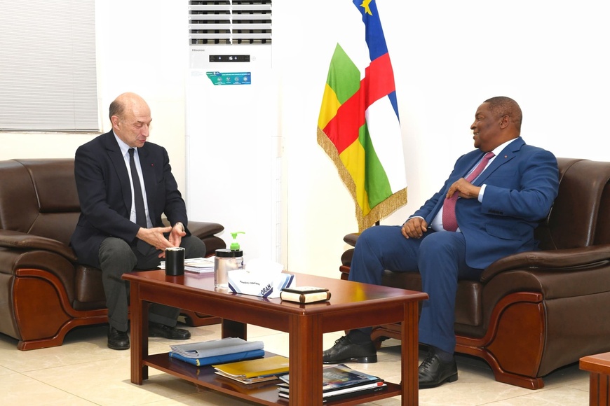 RCA : une délégation de la société matière sas a été reçue par le président Touadéra RCA : une délégation de la société matière sas a été reçue par le président Touadéra