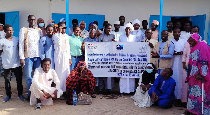 Tchad - Abéché : Renforcement des capacités entrepreneuriales de 50 jeunes et femmes Tchad - Abéché : Renforcement des capacités entrepreneuriales de 50 jeunes et femmes