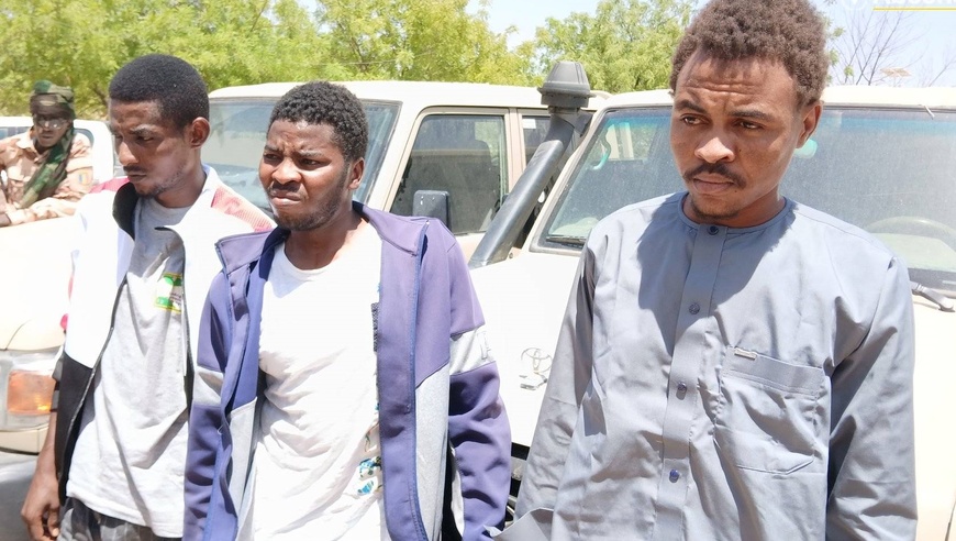 Tchad : à Abéché, présentation à la presse des présumés malfrats appréhendés par les forces de l'ordre