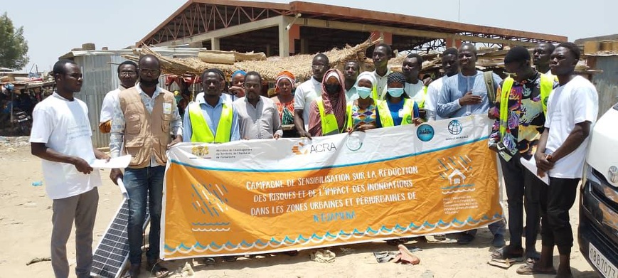 Tchad : Sensibilisation et collecte de données sur les inondations au marché chinois de Walia Hadjaraï