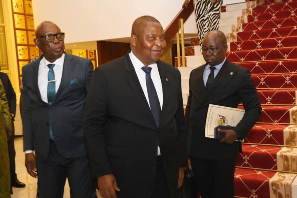 RCA : Retour du Président Touadéra après une semaine diplomatique en Italie et aux Émirats Arabes Unis